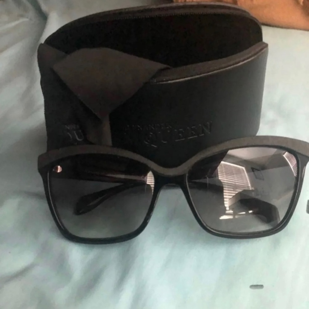 Alexander McQueen sunglasses and case